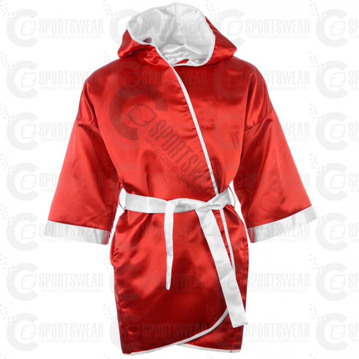 New York, USA Personalized Boxing Robe Polyester Satin