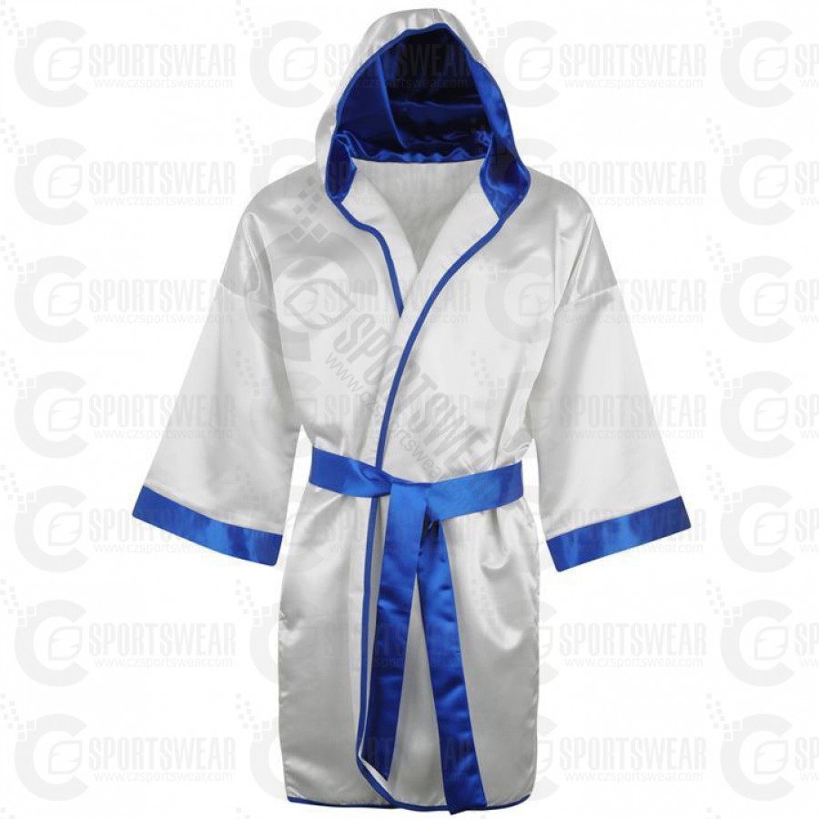 Boxing Gown 100% Satin Full Length London United Kingdom